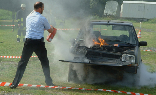 anwendung feuerloescher